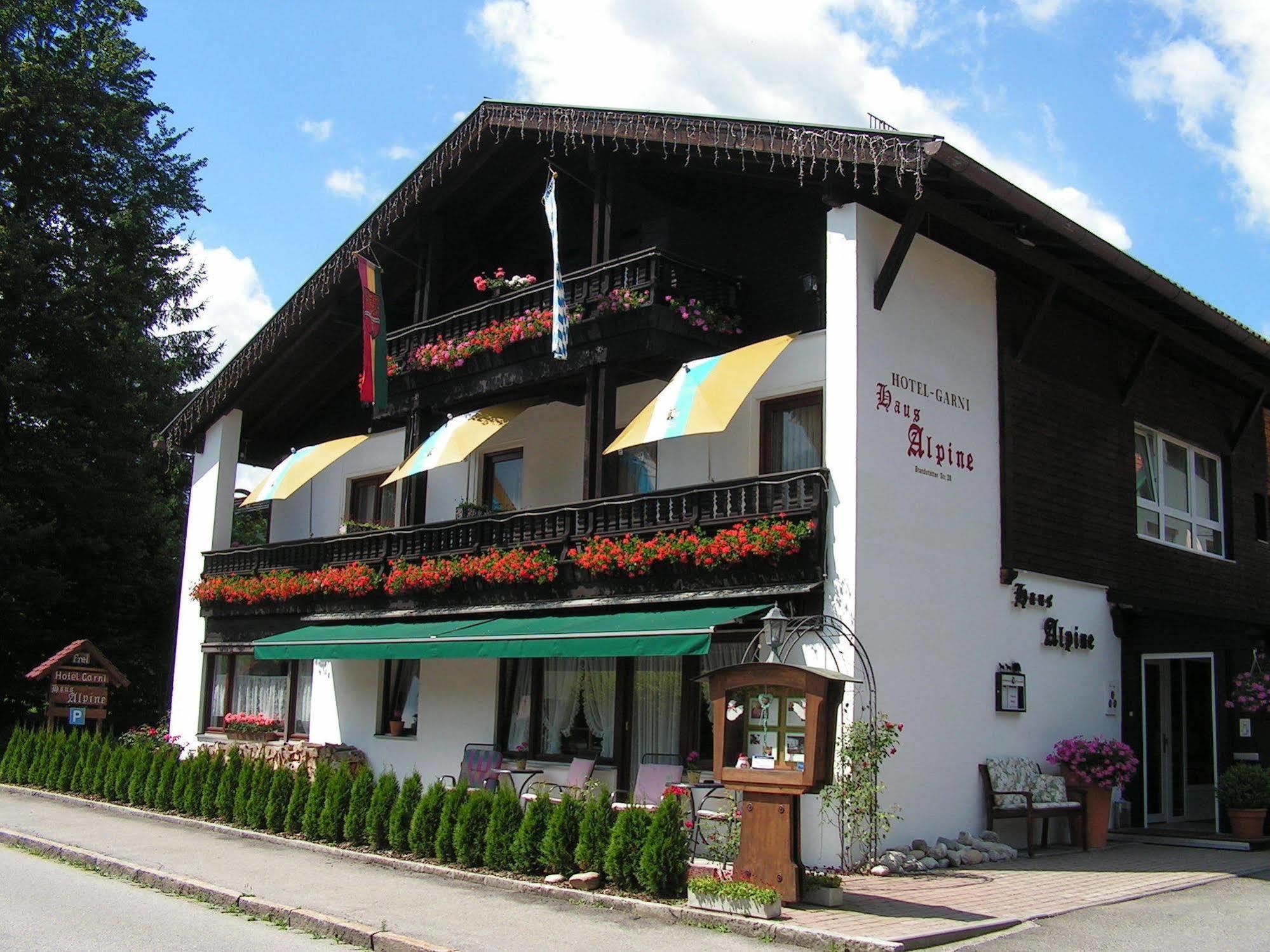Hotel Garni Haus Alpine - Chiemgau Karte Inkl Ruhpolding Eksteriør billede